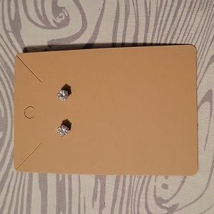 Dainty Cubic Zirconia Stud Earrings from THE ICING